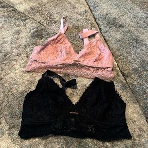 Danskin 2 pack Lace bras size small